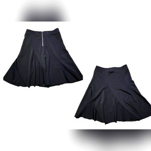 Worthington Black Flare Skirt Sized Women's 8